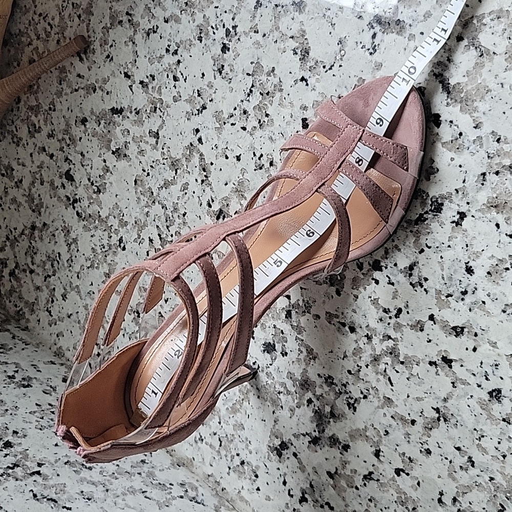 Samuelle Failli Lipstick Suede Cristina 90 heels - Picture 14 of 16